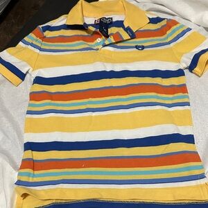 Chaps Multicolor Striped Polo Shirt